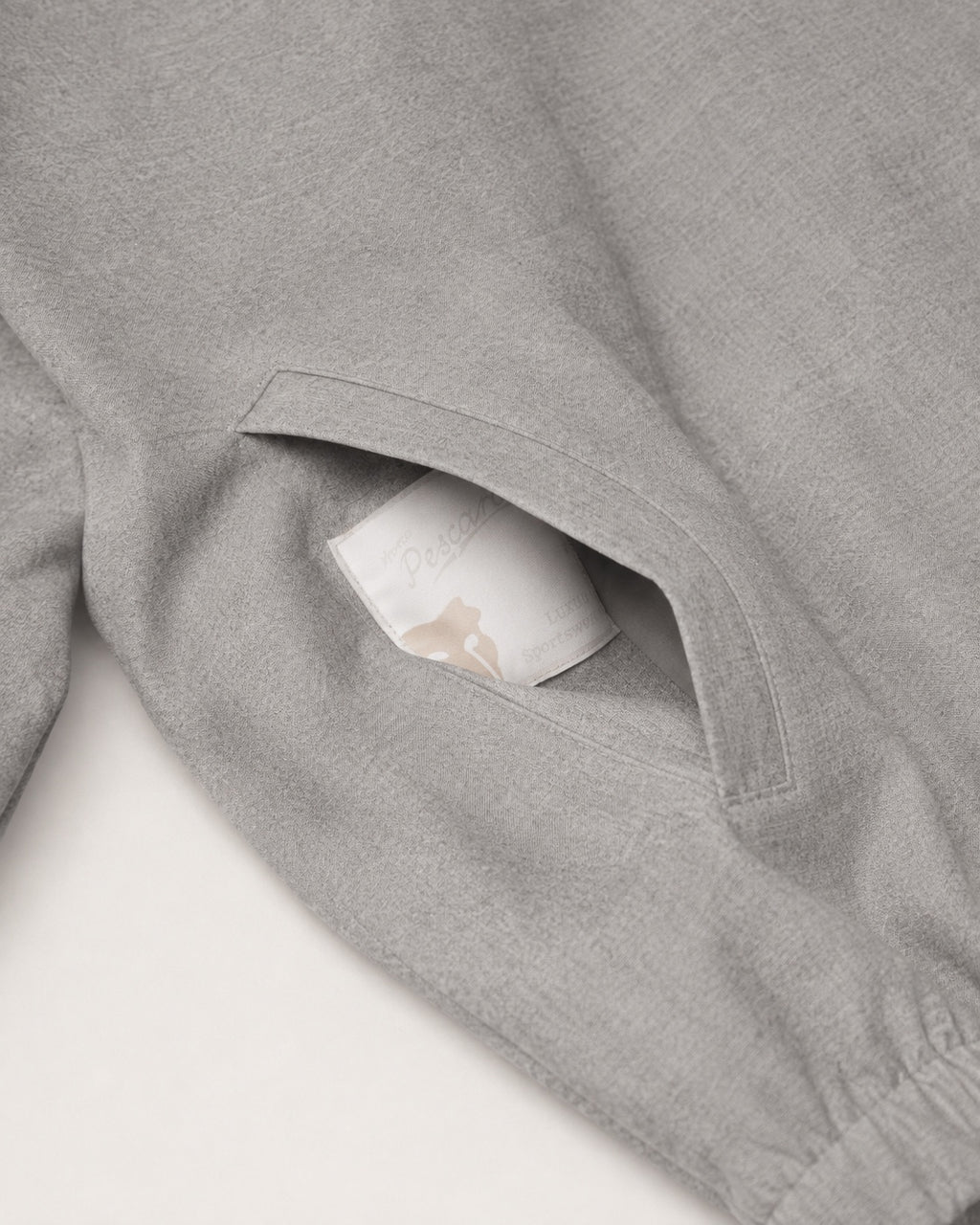 Pocket and fabric detail