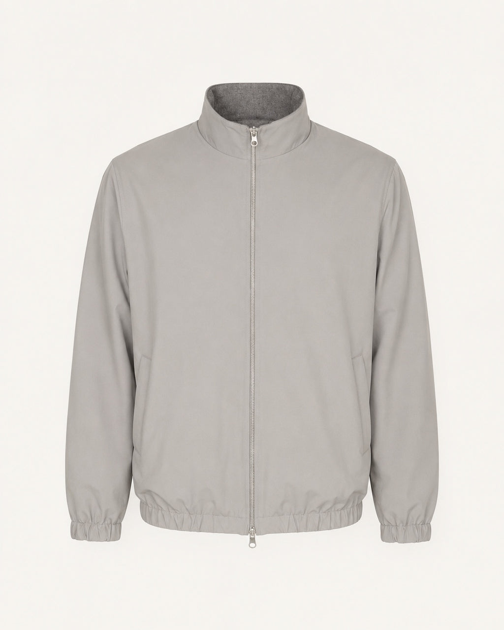 Marco Pescarolo Forza 0 reversible jacket in pearl grey