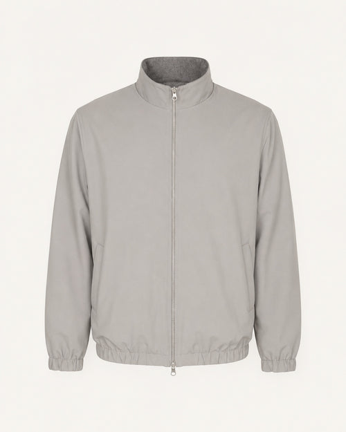 Marco Pescarolo Forza 0 reversible jacket in pearl grey