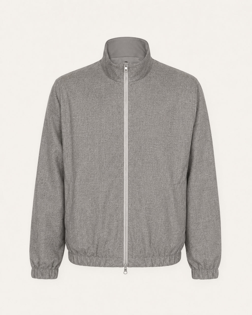 Wool and cashmere face of the Marco Pescarolo reversible jacket